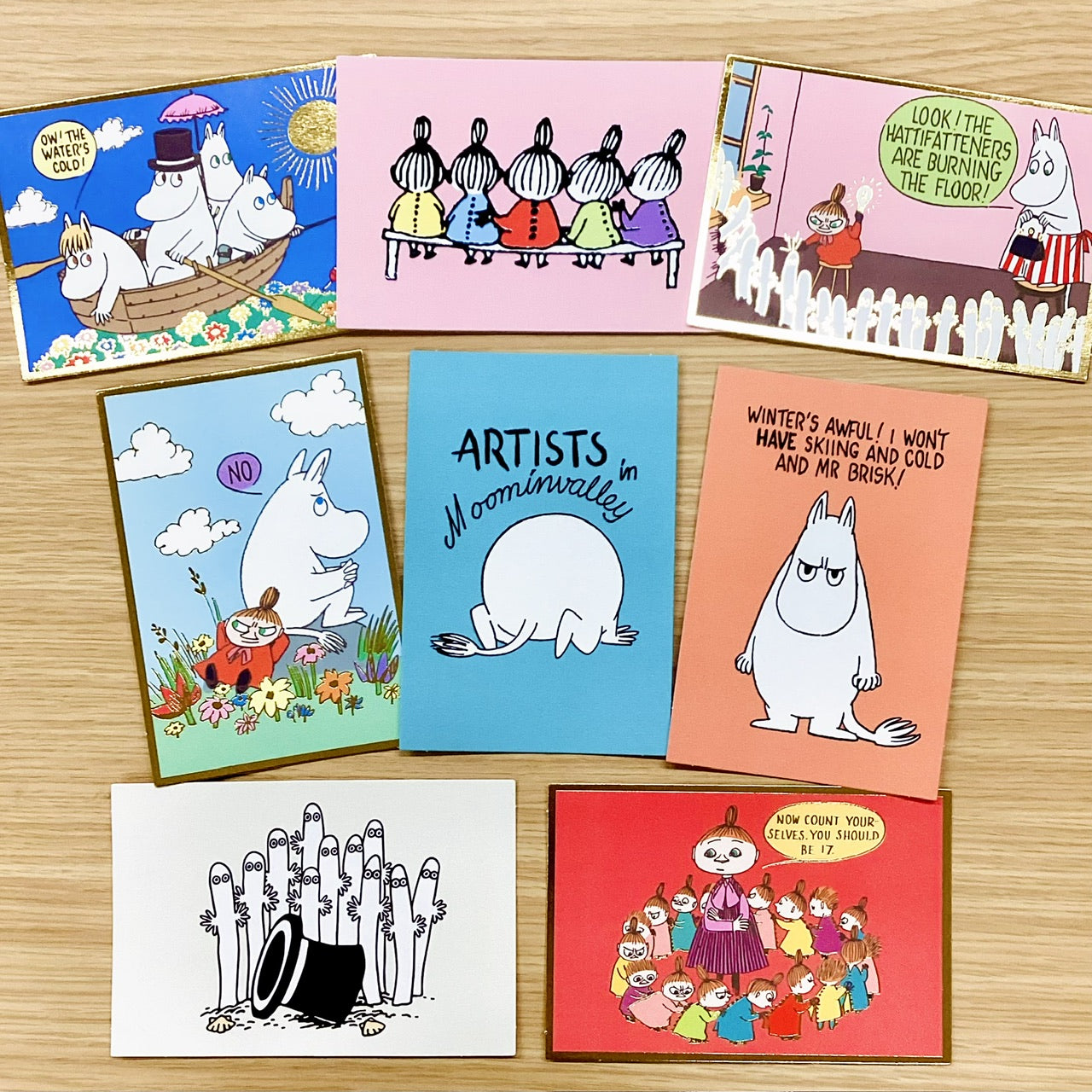 ムーミン 箔加工 ムーミンのリトルミイ【ポストカード／1柄1枚入り