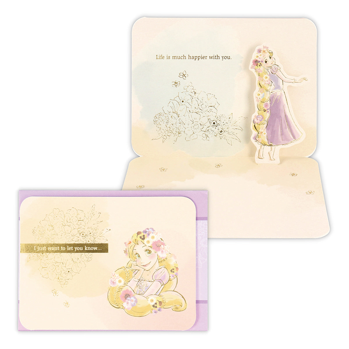 ディズニー ラプンツェル フラワーII【多目的／立体カード】 – 日本