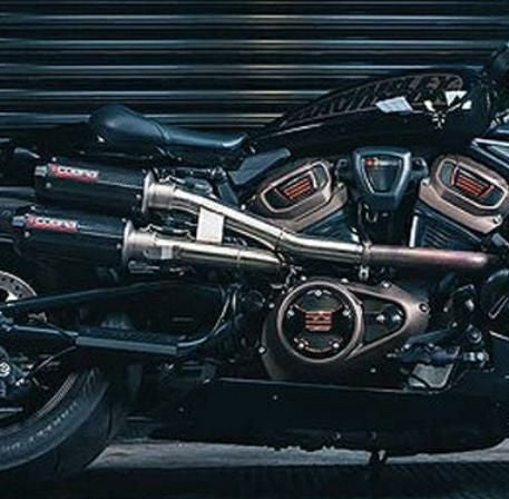 Cobra Sport スポーツスターS ハーフフルエキゾーストマフラー(連結