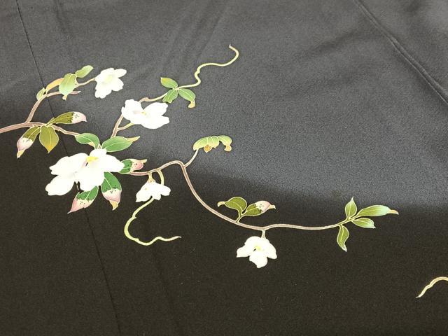 平和屋着物○訪問着 友禅 作家物 枝花文 暈し染め 正絹