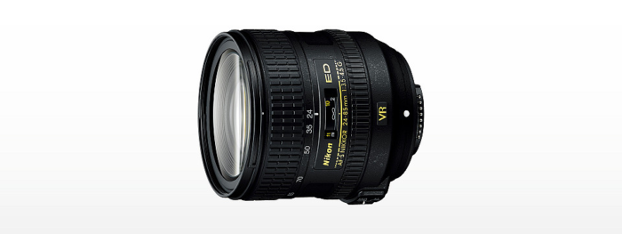 AF-S NIKKOR 24-85mm f/3.5-4.5G ED VR 】フルサイズ用キットレンズ
