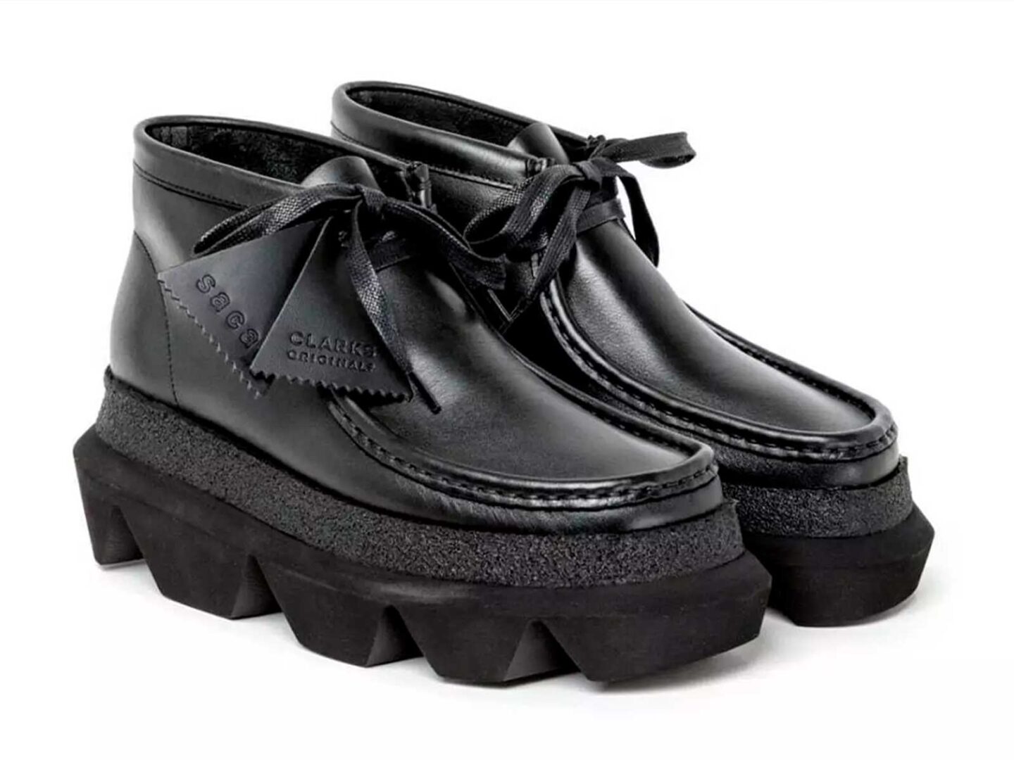 sacai redesigns Clarks Originals Wallabee - HIGHXTAR.