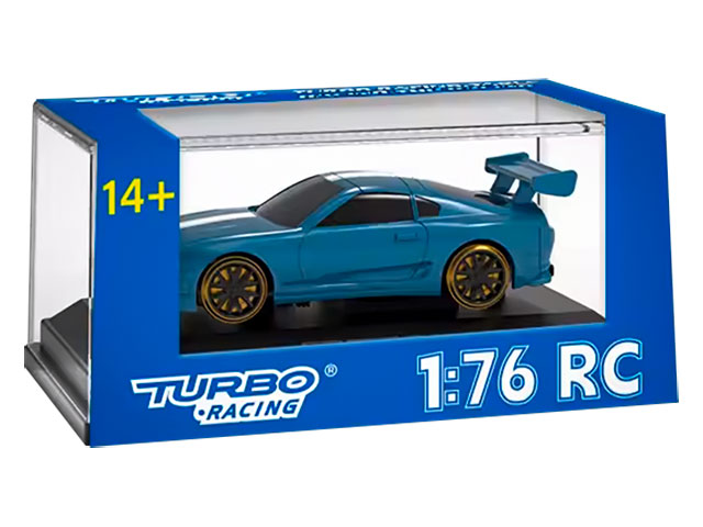 1/76 C63 Light Blue Drift Car［ 1/76スケール C63ライトブルー