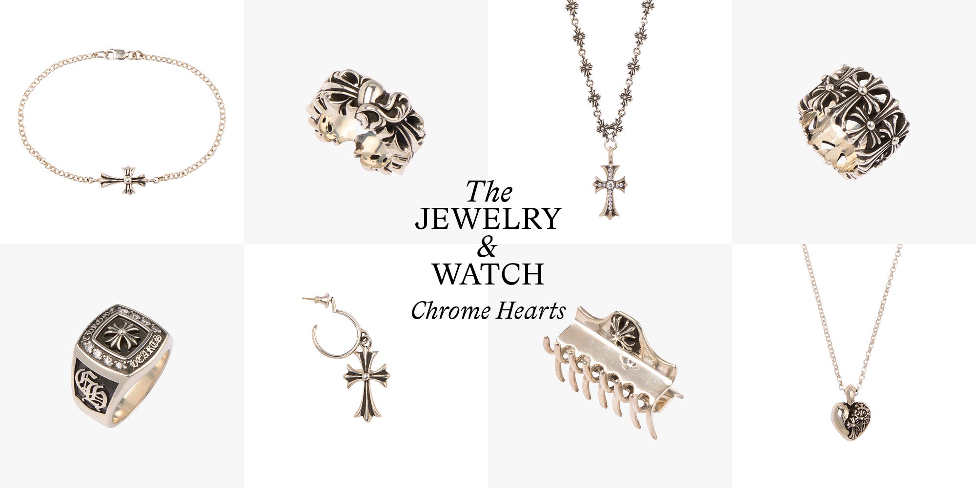 クロムハーツの名品ジュエリー図鑑11選。定番モチーフのネックレスや