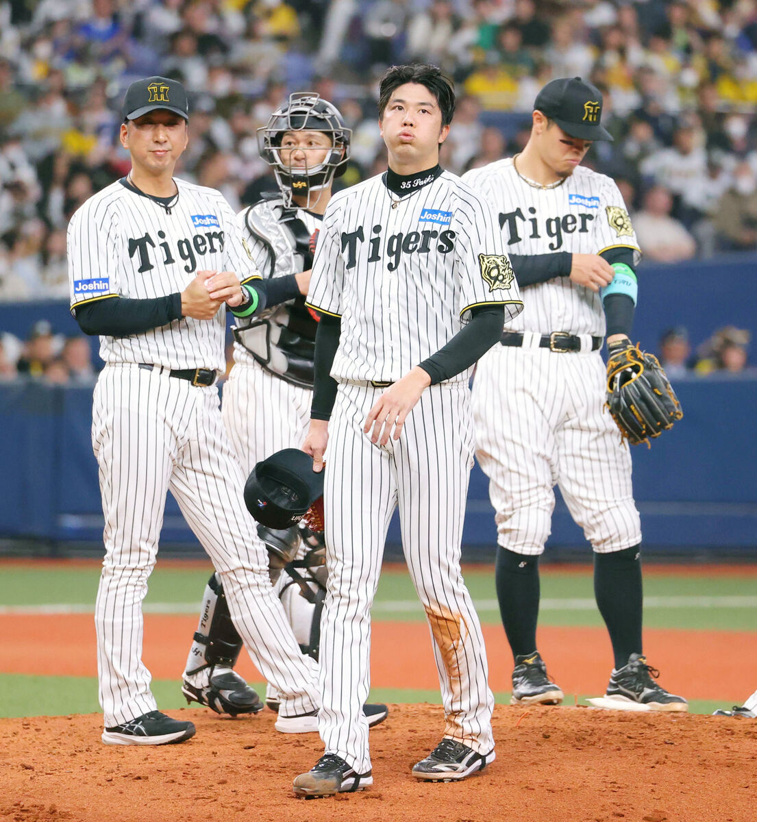 阪神】虎連敗 佐藤輝明3三振でNPBワースト記録超えペース 才木浩人