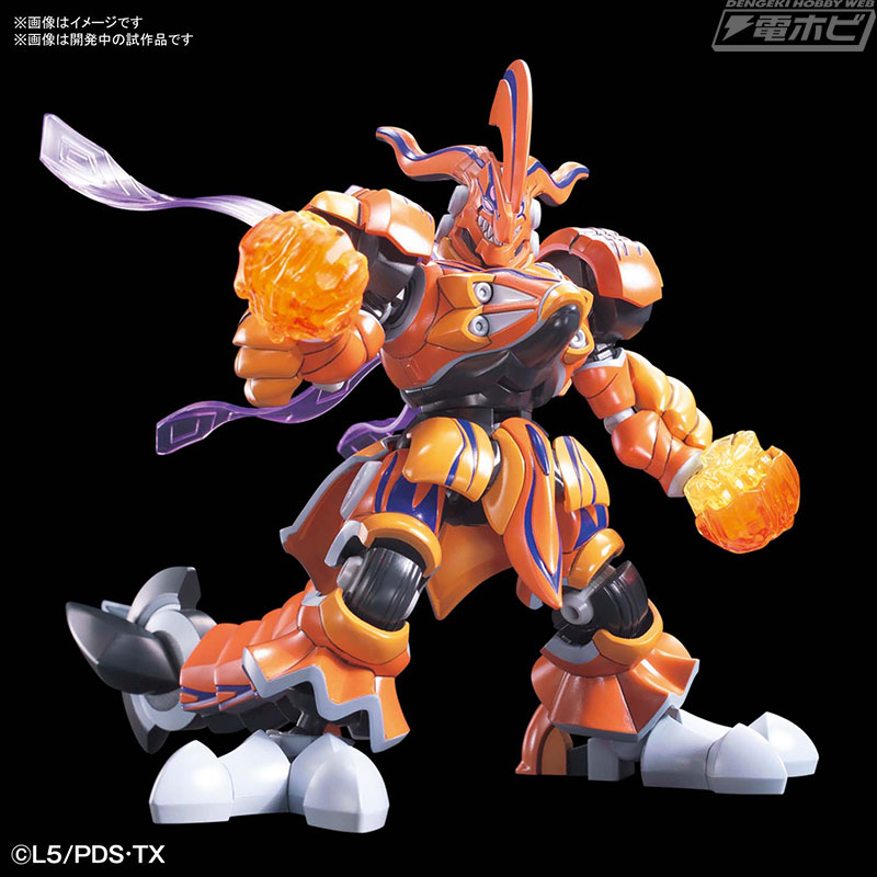 ダンボール戦機』から炎の魔神「LBXイフリート」が新プラモデル