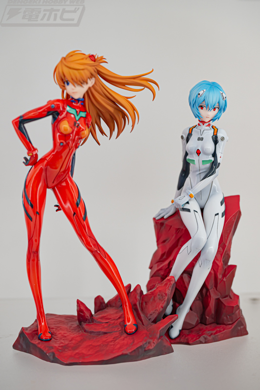 新世紀エヴァンゲリオン』綾波レイ＆惣流アスカの彩色見本や