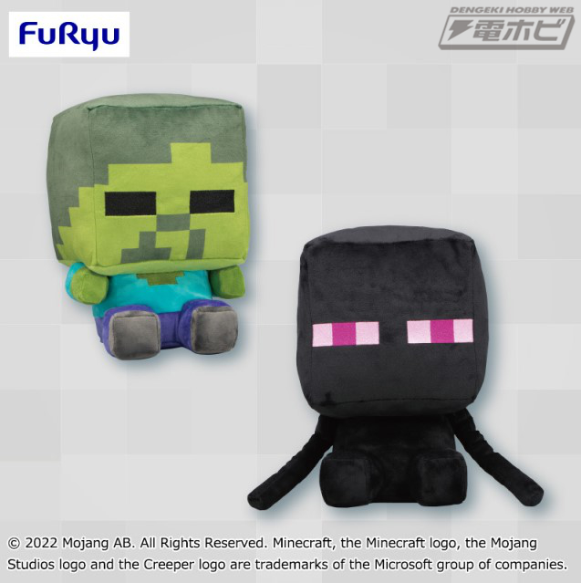 マインクラフト』ゾンビ、エンダーマンが恐ろしくも可愛い「デフォルメ