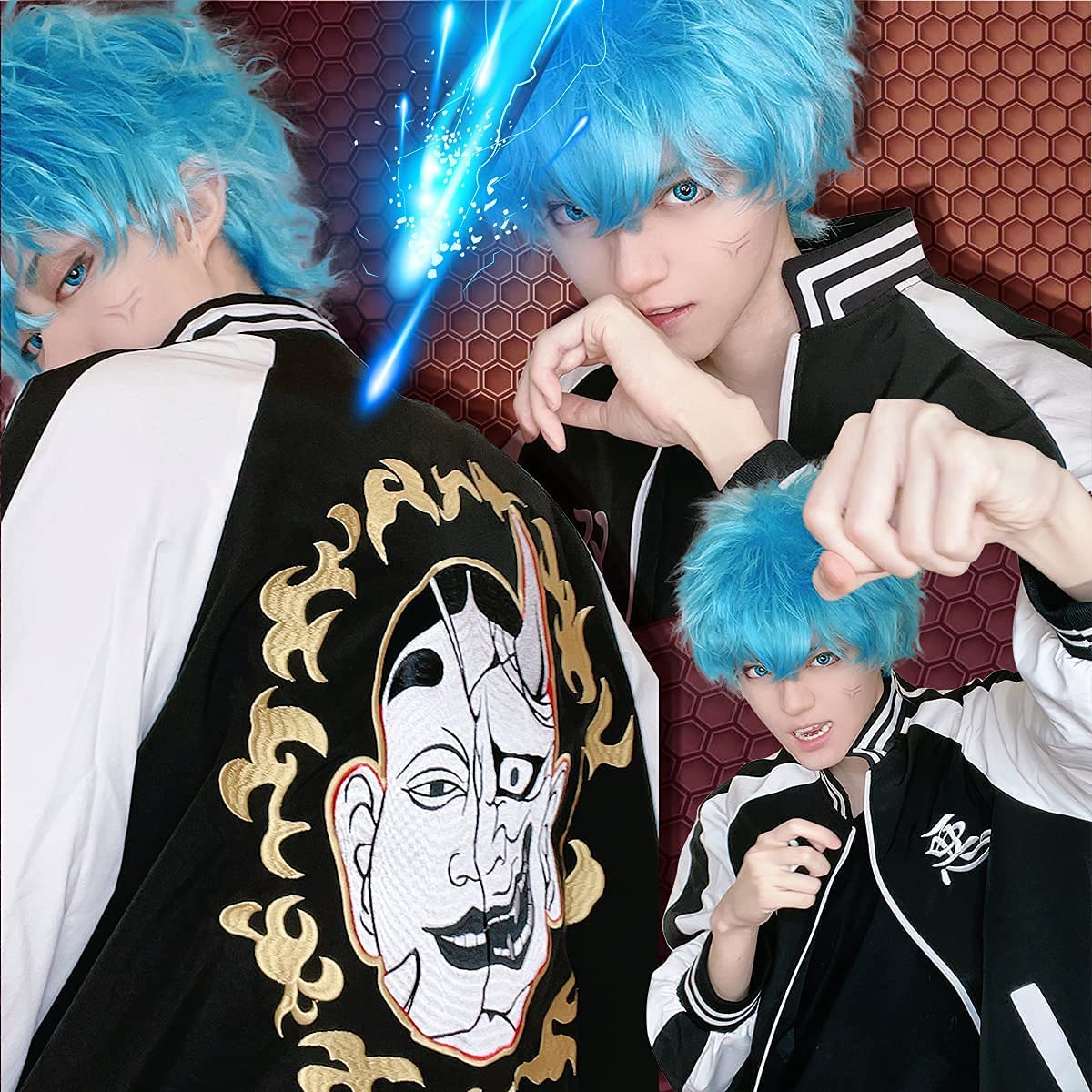 在庫品】HOLOUN 東京卍 双悪 ジャケット カジャン 特攻隊服 河田兄弟