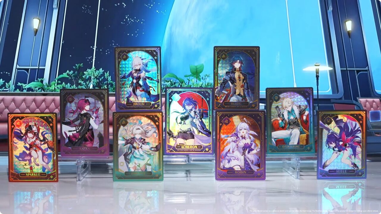 崩壊：スターレイル』のPS5パッケージ版に同梱されるホログラムカード