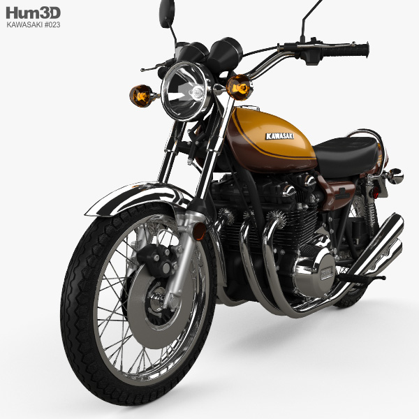 Kawasaki 900 Z1 Super Four 1973 3Dモデル - ダウンロード モーター