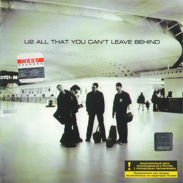 U2 – All That You Can't Leave Behind – CD (Album), 2000 [r5769362