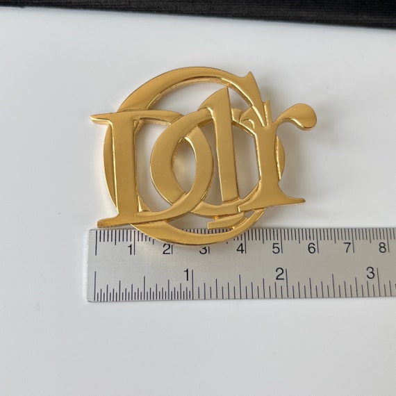 CHRISTIAN DIOR Vintage Dior Logo Brooch - Etsy