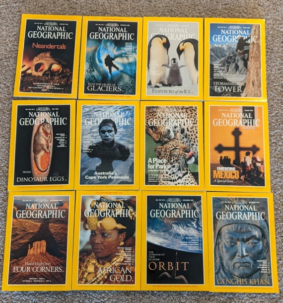 1995 & 1996 National Geographic Magazines - Etsy