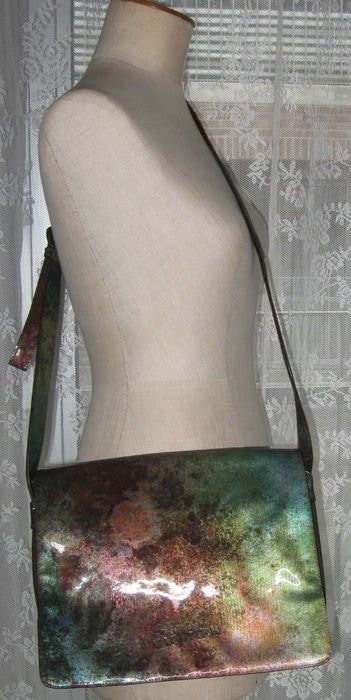 Vintage Jean Paul Gaultier Cyber Iridescent Color Vegan Leather