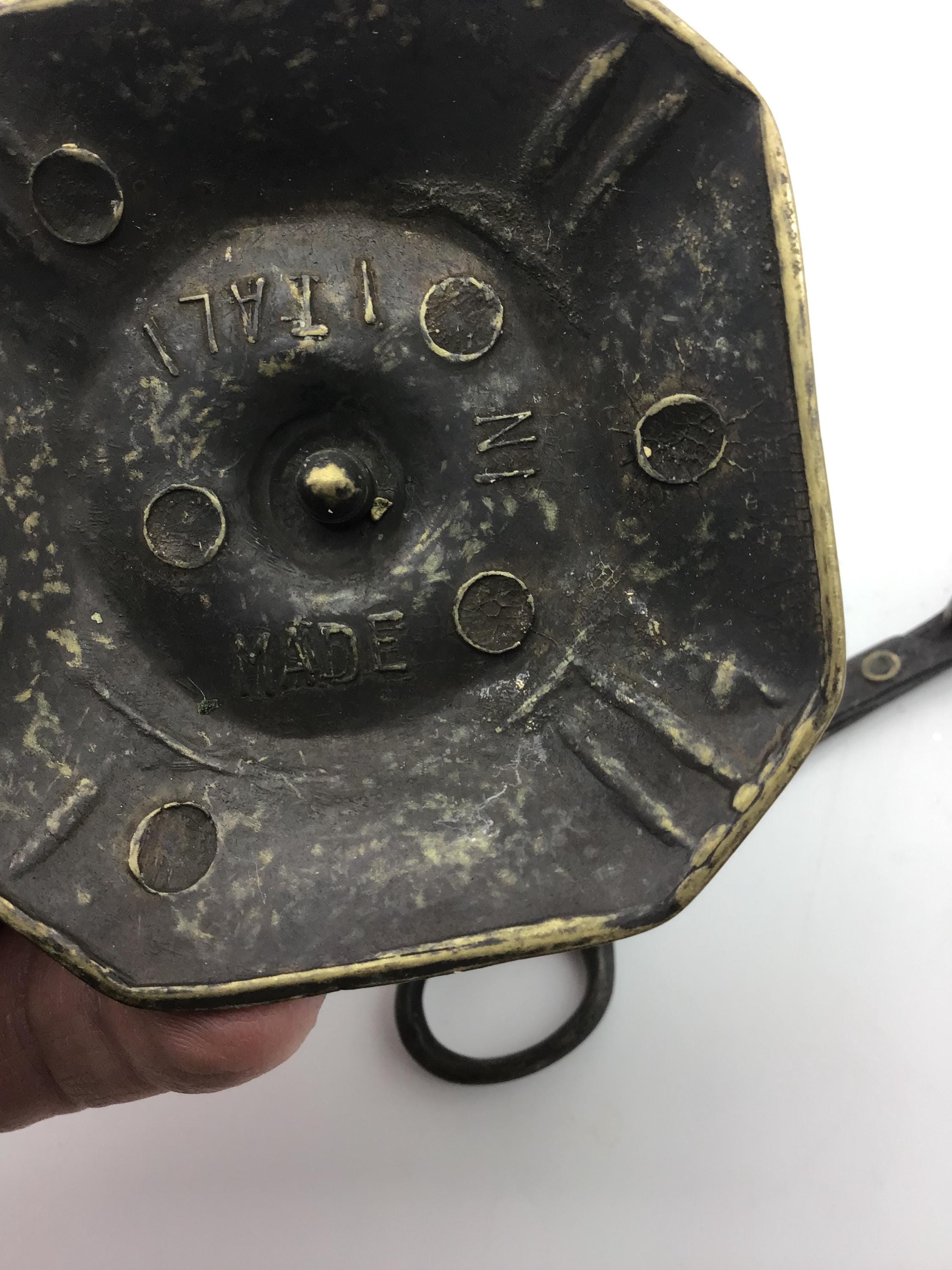 ヴィンテージ真鍮キャンドルスナッファー（スタンド付き）/イタリア製