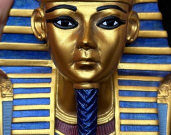 ツタンカーメン王の壁掛け像：エジプトのファラオの芸術装飾 - Etsy 日本