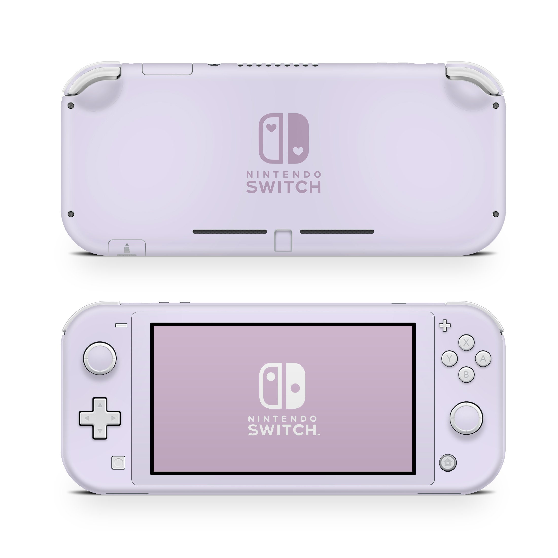 Nintendo Switch Lite Skin Wrap Premium Vinyl Pastel Lilac Purple