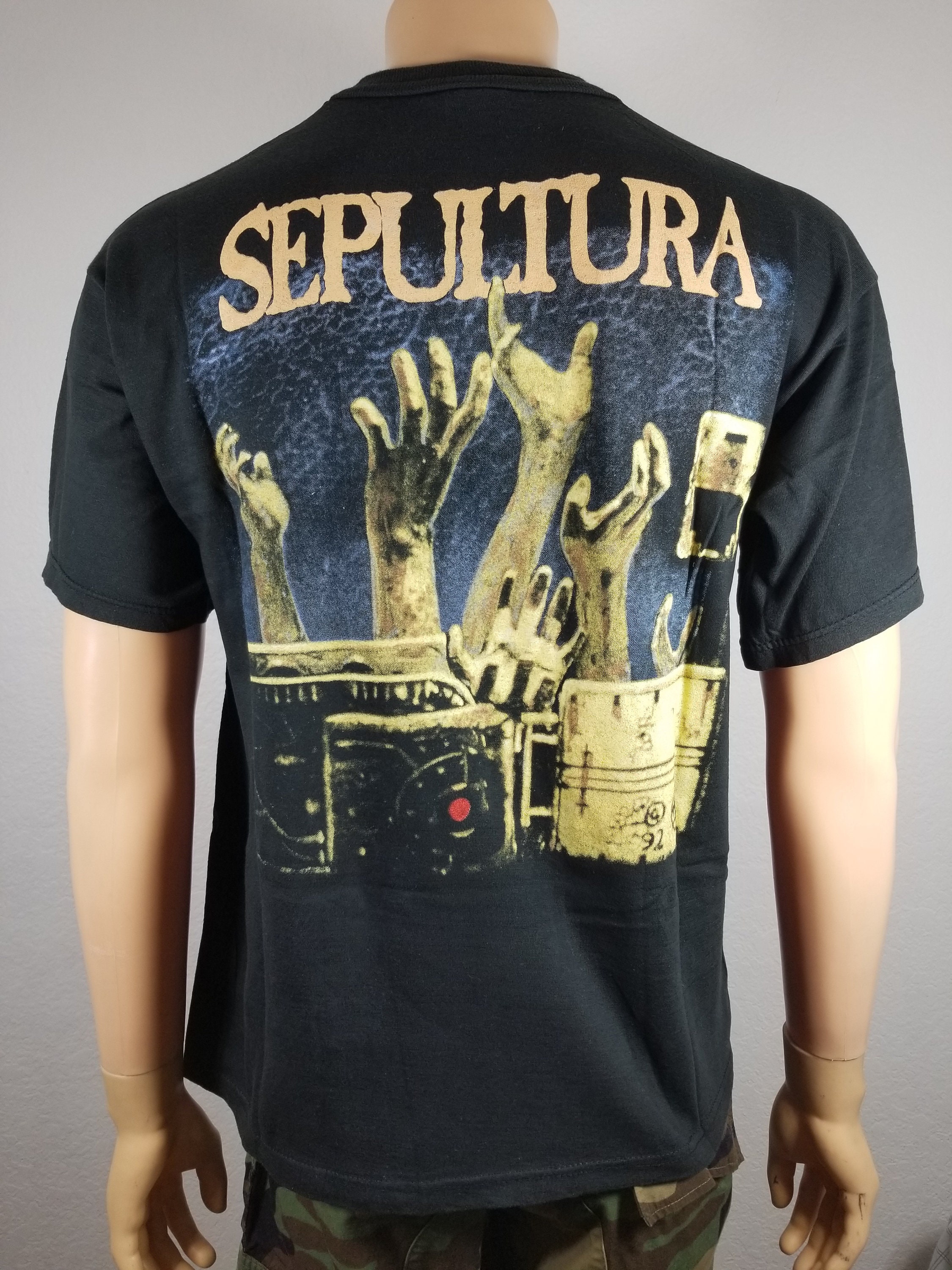 Rare Vintage Blue Grape Sepultura Chaos A.D. 93' - Etsy