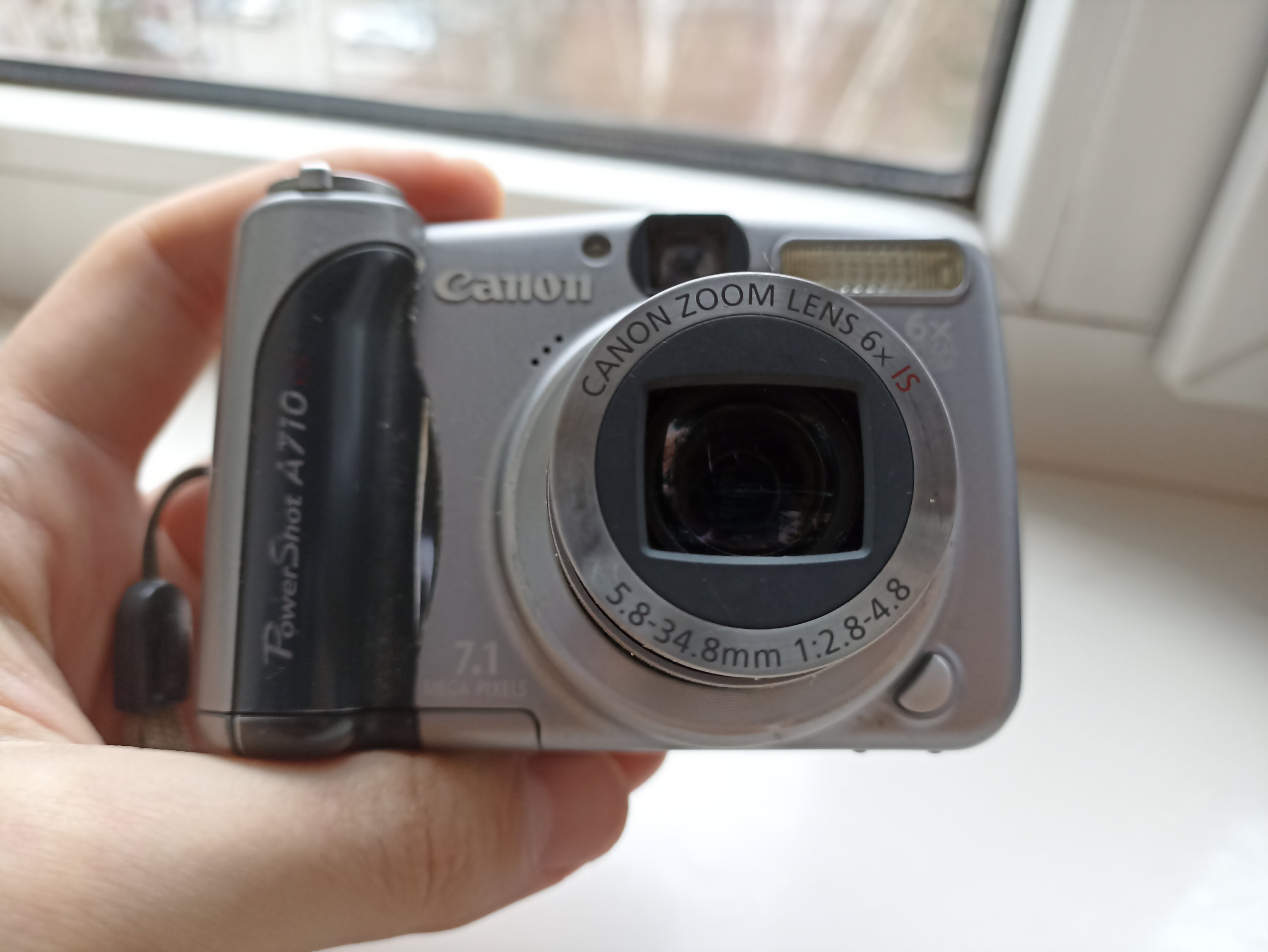 Canon Powershot A540 6.0MP Digital Camera Silver Working CHEAP