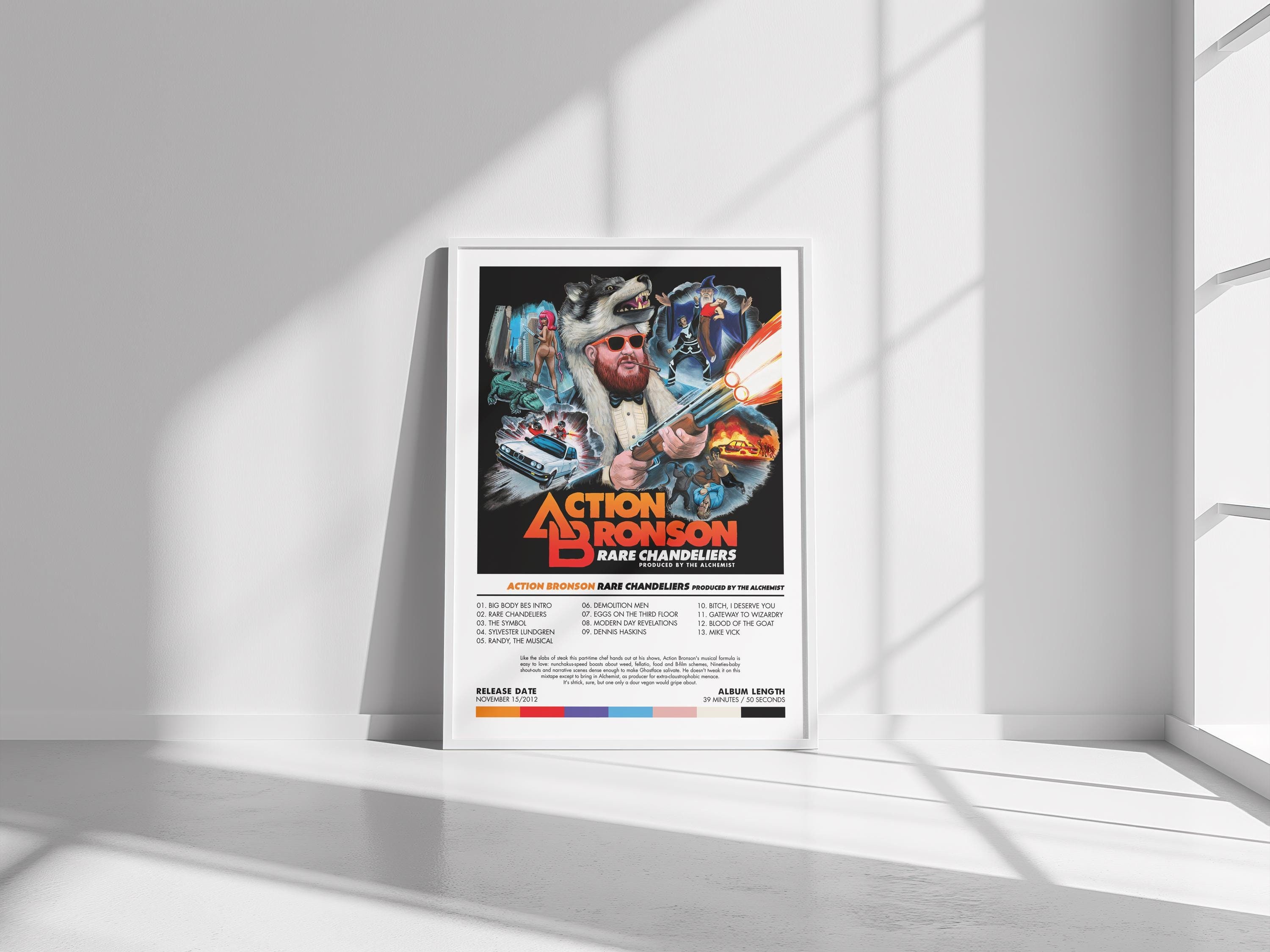 Action Bronson & the Alchemist 'rare Chandeliers' Album Art Poster