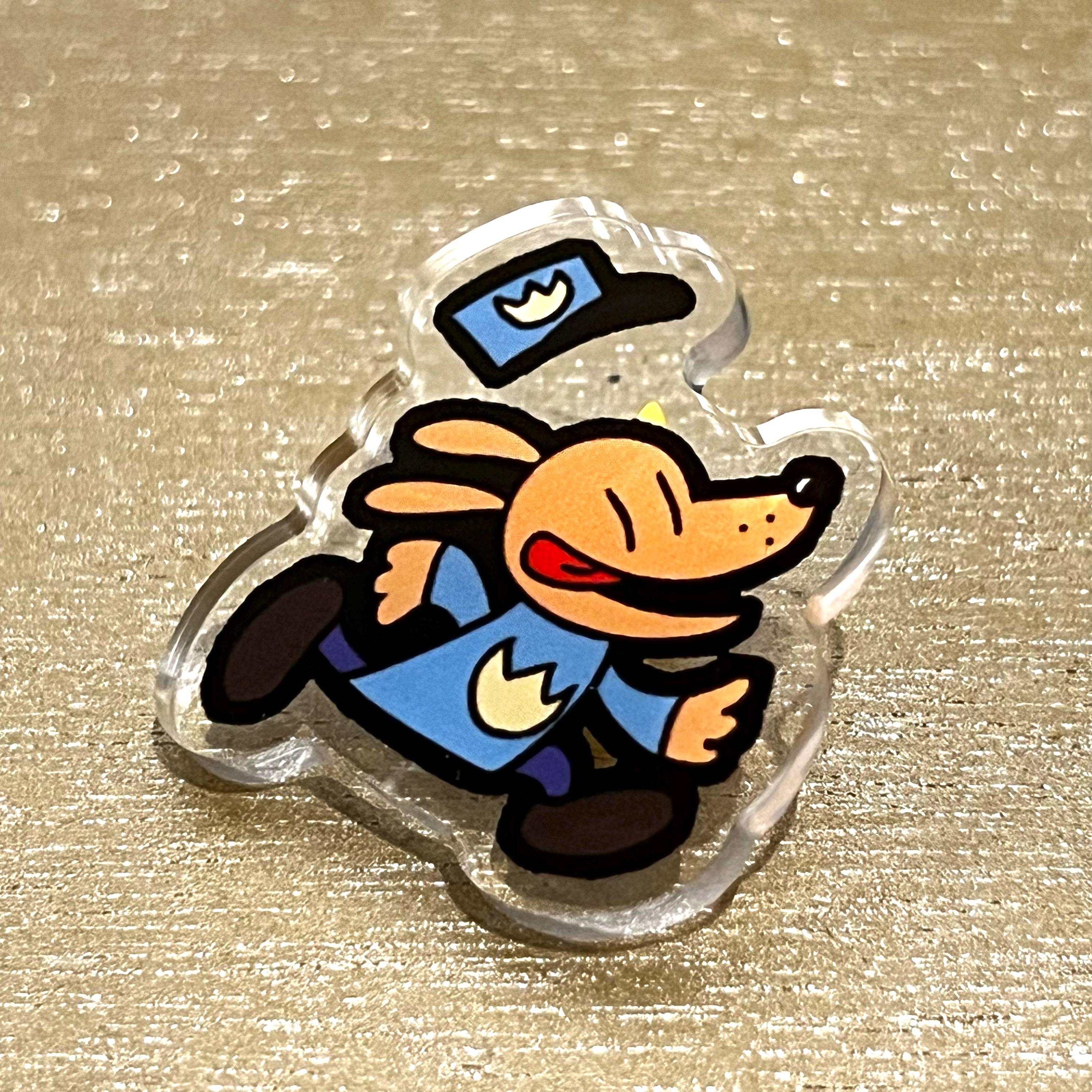 Dav Pilkey - Dog Man - Acrylic Pin - Etsy