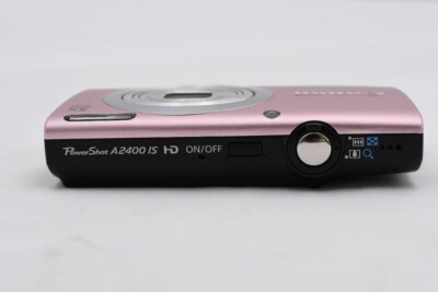 NEAR MINT] Canon PowerShot A2400 IS 16.0MP Pink Digital Camera