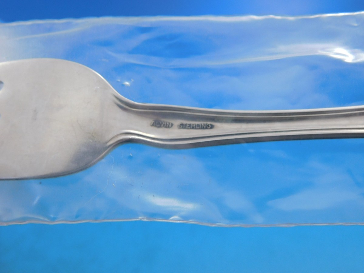 Chateau Rose by Alvin Sterling Silver Flatware Service 6 Set 30 pc