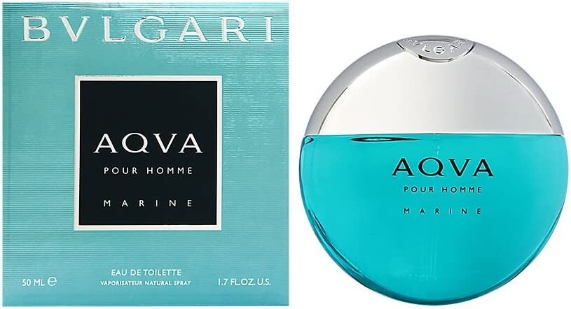 Bvlgari AQVA Pour Homme Marine for Men 1.7oz Eau de Toilette Spray