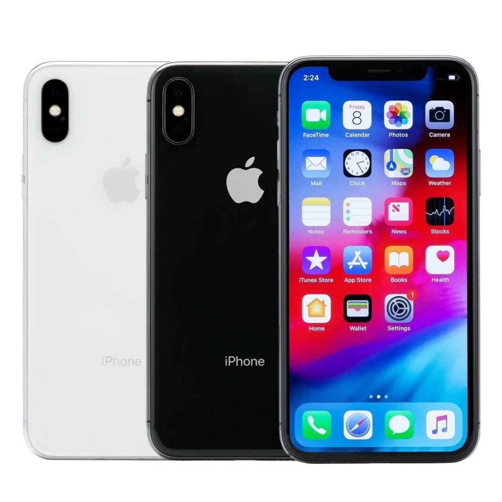 Apple iPhone X 256GB Unlocked - Space Gray/Silver - Excellent