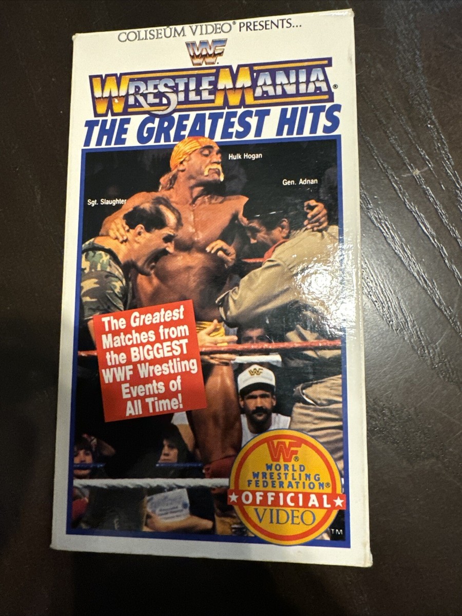 WWF Wrestlemania: The Greatest Hits VHS Video 1992- Coliseum Video