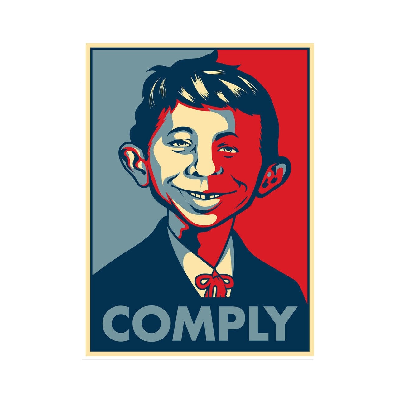 Alfred E Neuman Sticker | eBay
