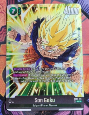 Son Goku FB05-119 Secret Rare New Adventure Dragon Ball Super TCG