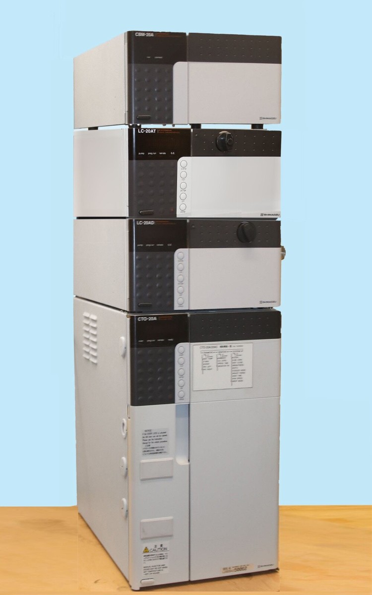 Shimadzu Prominence LC-20 HPLC System: LC-20AD, LC-20AT, CTO-20A