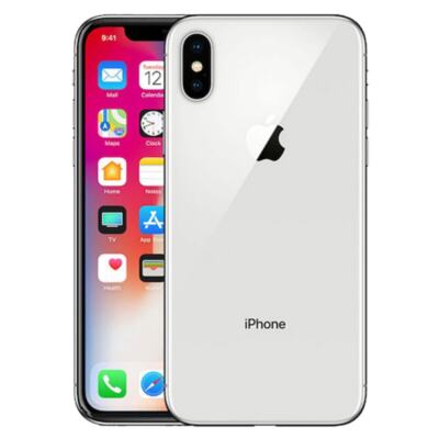 Apple iPhone X - 64 GB - Silver (Unlocked) for sale online | eBay