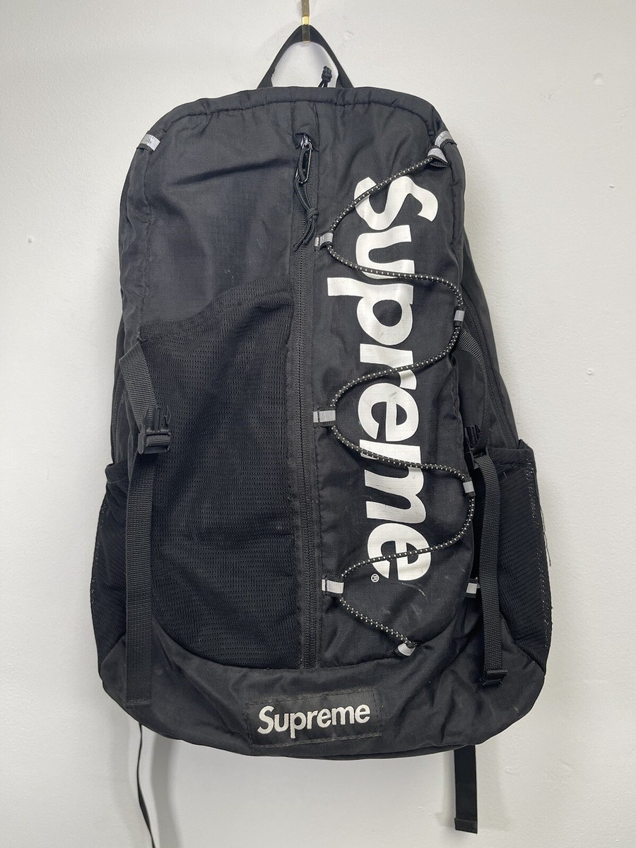 Supreme Backpack SS17 Black BOX LOGO 100% AUTHENTIC | eBay