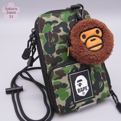 BAPE KIDS Camo Smartphone Bag & MILO Pouch 2023AW Japanese