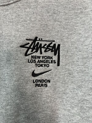 VERY RARE New Nike X Stussy International Crewneck Sweatshirt