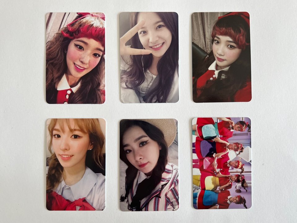 RED VELVET 1st Album THE RED Official Photocard Kpop Irene Seulgi