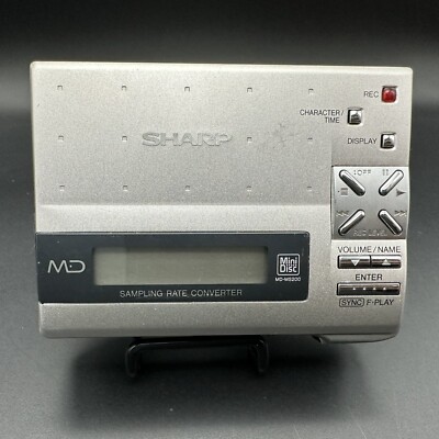SHARP MD-MS200 Portable MiniDisc Recorder | Silver | Walkman