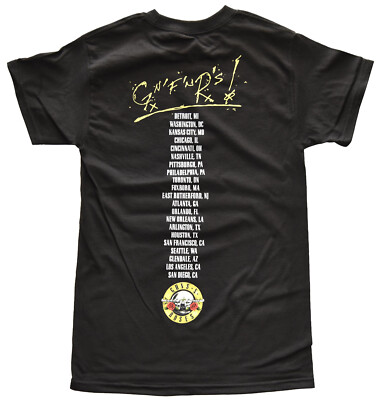 Guns N Roses Tour T-shirt Guns N' Roses ~ Not In This Lifetime
