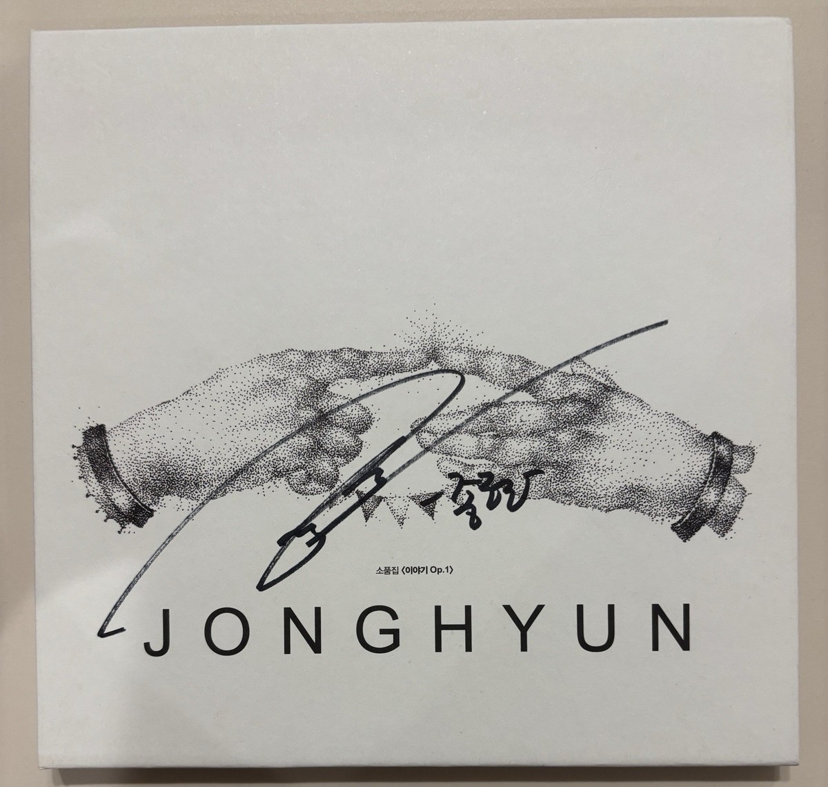 SHINee JONGHYUN [The Story OP.1] Autographed Signed Album | eBay