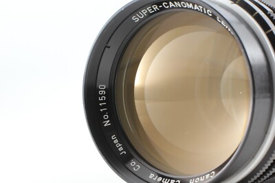 Exc+++++】 Canon Super Canomatic R 100mm f/2 Lens FD / FL Mount