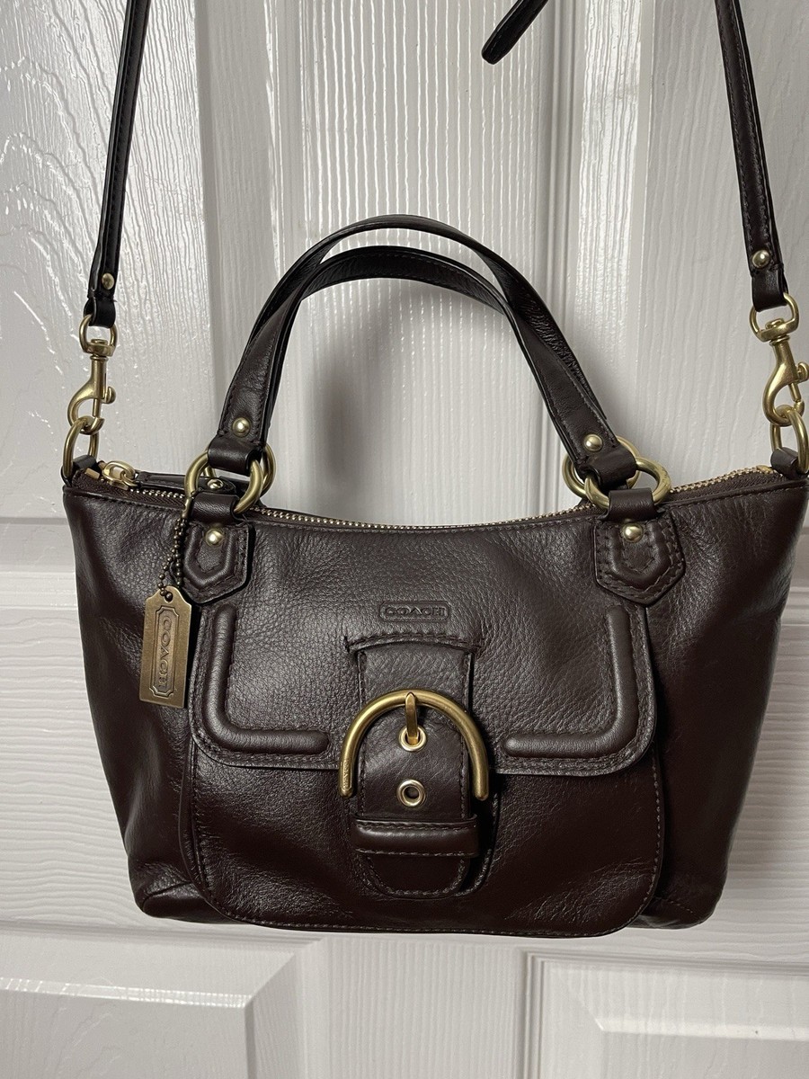 OLD Coach Campbell Mahogany Leather COA Shoulder Hand Bag COMAG