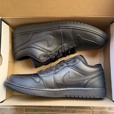 NEW Nike Air Jordan 1 Low Men's Sz US 14 UK 13 Triple Black 553558