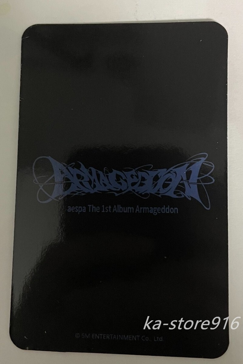 AESPA Winter ARMAGEDDON EVERLINE OFF FANSIGN EVENT EXCLUSIVE