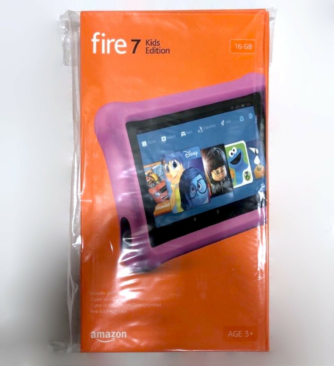 NEW Amazon Fire Tablet Kids Edition 16GB 7th Generation PINK Kid