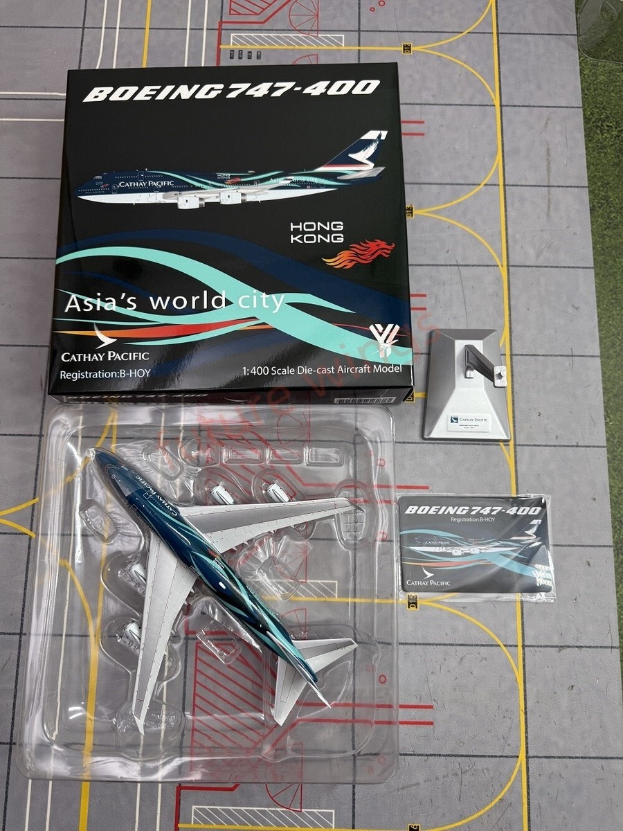 YY Wings 1:400 キャセイパシフィック航空 B-HOY YY Wings 1:400