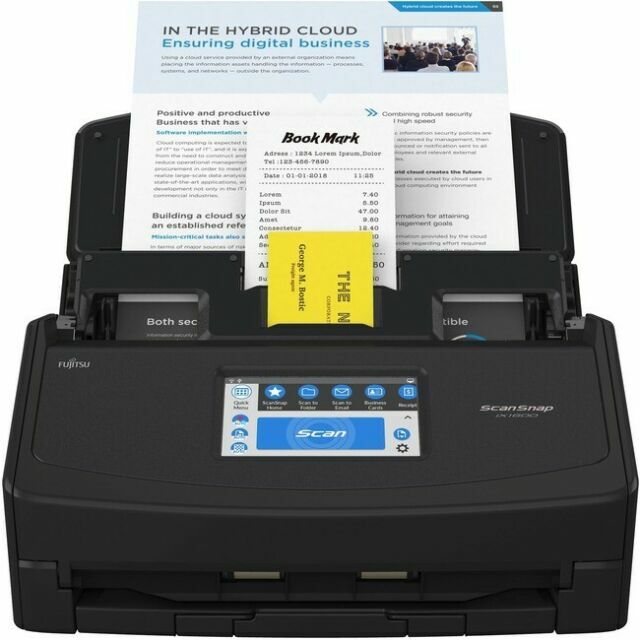 Fujitsu ScanSnap iX1600 Scanner - Black for sale online | eBay