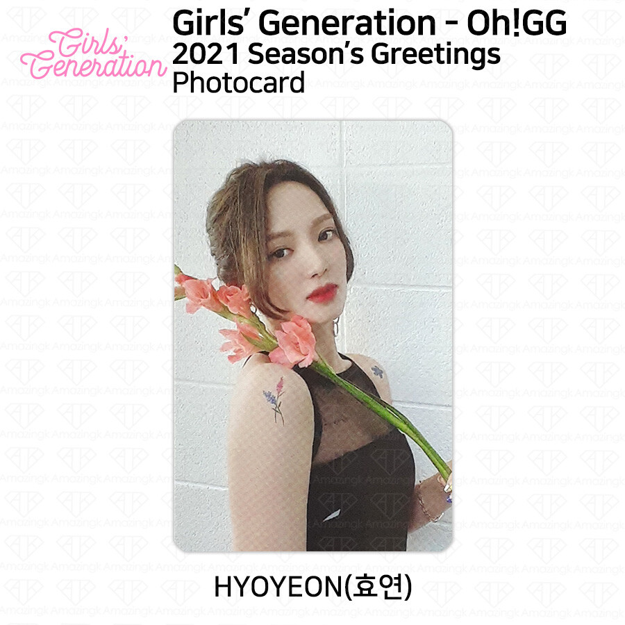 SNSD 2021 Season's Greetings Photocard Postcard Calendar Member